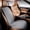 Gray, variant on IVICY Faux Linen Front Car Seat Cover – Durable, Non-Slip Seat Protector for Cars – 1 Unit, Brown