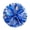 Silver & Blue, variant on Pebbuoy Cheerleading Bouquet Metallic Foil Hand Flowers Kids Teens Sports Team Ball Game Cheerleader Streamers Pom Poms