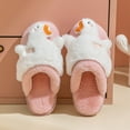 thumbnail image 5 of AURIGATE Cotton Goose Slippers for Christmas Gift Comfy Fuzzy Memory Foam Scuff Women’s Warm Plush Closed-Toe Comfortable Slippers, 5 of 5