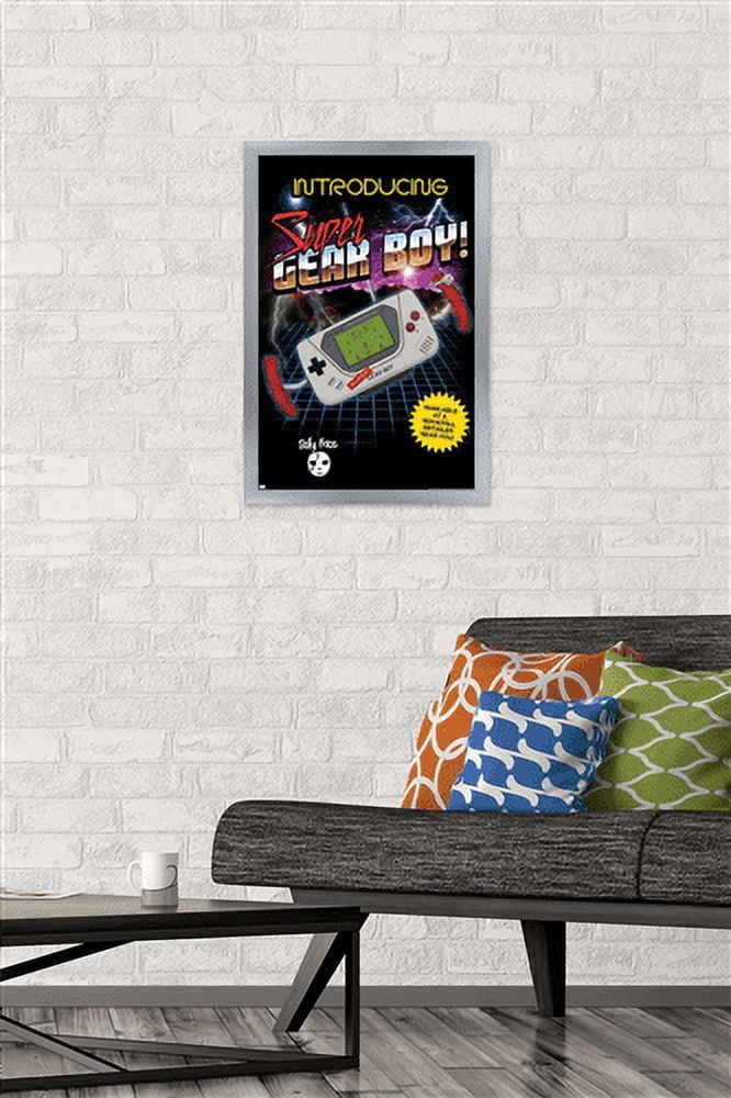 Sally Face - Super Gear Boy Wall Poster, 14.725" x 22.375" Framed
