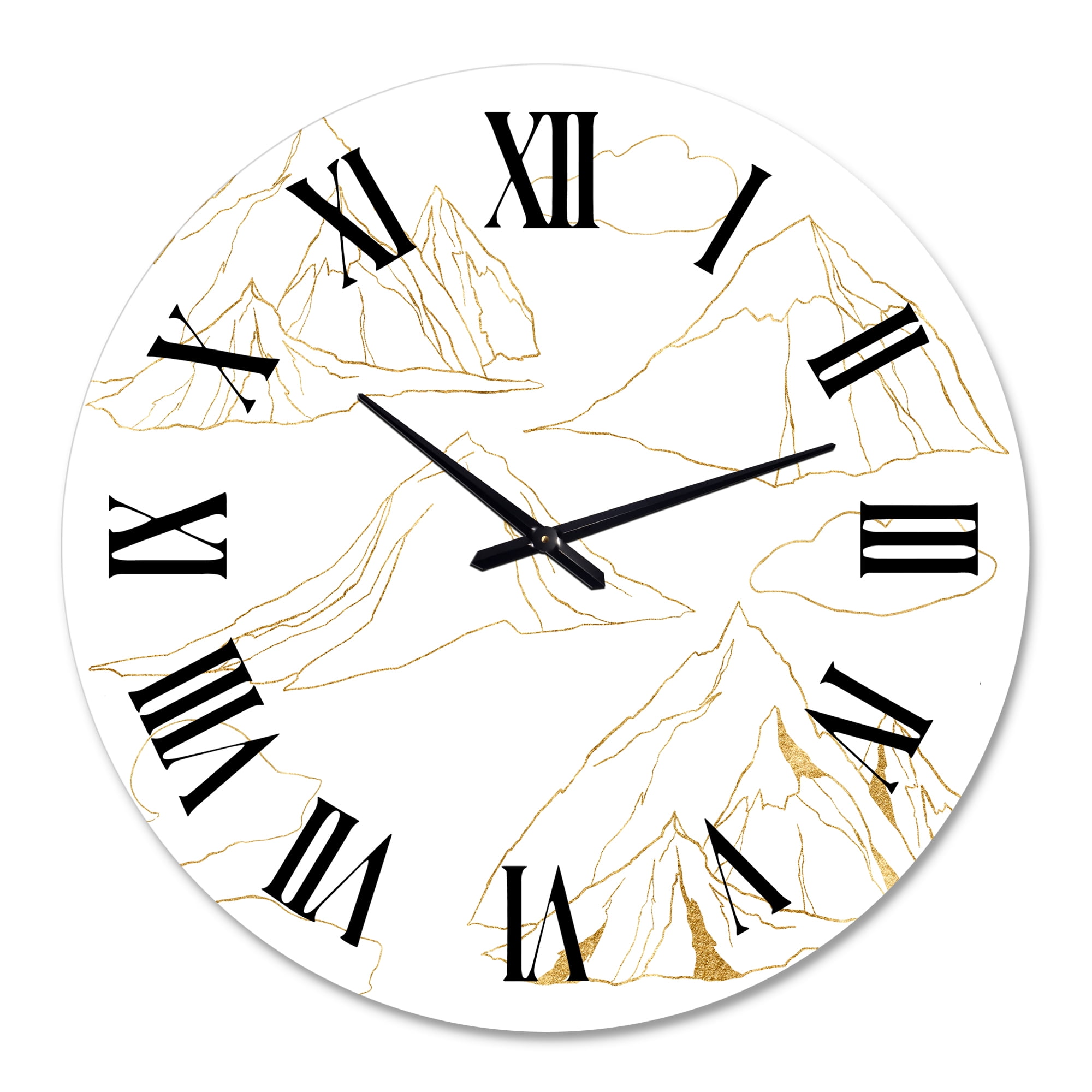 Designart 1 in Quartz Modern/Contemporary Wall Clock