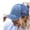 Navy Blue, variant on Womens Pony Hat High Ponytail Baseball Cap Girls Messy Bun Caps Camouflage Trucker Bad Hair Day Adjustable Dad Hat
