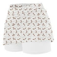 thumbnail image 5 of Gamivast Girls Athletic Skort High Waist Tennis Skirts Leaf-Print High-Waisted A-Line Skorts with Built-in Shorts Casual Back to School Clothing for Teen, 5 of 5
