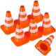thumbnail image 1 of 7 Pcs Miniature Traffic Cones Road Construction Cones Kids Traffic Signs Toys Children Educational Learning Toys Sand Table Ornaments, 1 of 3