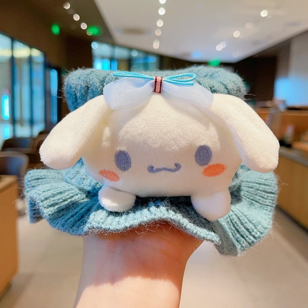 Conjunto de cuello para niños Kulomi, bufanda protectora para el cuello de Sanrio para niña, cálida y resistente al viento para otoño e invierno 2024