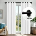 thumbnail image 4 of Deconovo Wrap Around Curtain Rod 66–120 in, Adjustable Rod for Wide Windows and Living Rooms, 4 of 10