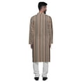 thumbnail image 3 of Atasi Printed Designer Rayon Button Down Casual Kurta With Pajama For Men, 3 of 4