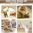 thumbnail image 6 of Interactive Cat Toy Flapping Sparrow with Chirping Sound, Touch Activated Catnip Plush Bird Toy, USB Rechargeable Flapping Wings Toy for Indoor Cats, Kittens and Small Dogs, 6 of 8