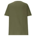 thumbnail image 4 of Sevevn Cardigan Sweaters for Women Ladies' Casual Solid Color And Linen V-neck Chest Pocket Button Cardigan Short Sleeved Blouse End of Year Clearance Army Green XL, 4 of 5