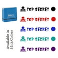 thumbnail image 7 of Printtoo Top Secret Self Inking Rubber Stamp Pre-Inked Office Stamp- Home Office Business Stationery, Black- 42 x 9 mm, 7 of 7