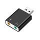 thumbnail image 1 of USB to 3.5mm Jack Headphone and Mic Jack Audio Adapter Mic Stereo Sound Card, 1 of 5
