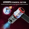 thumbnail image 5 of Handheld Car Vacuum Cleaner, 12000PA High Power Cordless Vacuum Cleaner & Air Duster, Portable Mini Vacuum for Car, Office, 5 of 7