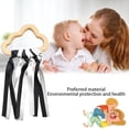thumbnail image 4 of Arco Iris Madera Cinta Anillo Juguetes Bebé Mordedor Bebé Recién Nacido Juguete Sensorial Nube Cinta Molar Madera Círculo Mordedor Juguete 2 Uds seitruly BA001549-05, 4 of 6