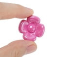 thumbnail image 3 of Unique Bargains Stylish Flower Shoelace Charms 1 Pair Rose Red, 3 of 5