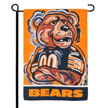 Chicago Bears Double-Sided Justin Patten Garden Flag