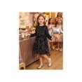 thumbnail image 5 of Girls Dress Black Sequin Long Sleeve Party Dinner Formal Celebration Dresses 8 Years, 5 of 9