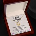 thumbnail image 6 of To My Best Friend Thank you Infinity Knot Necklace Message Card, 6 of 17