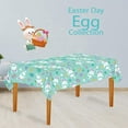 thumbnail image 4 of Easter Day Rectangle Table Cloth Print Tablecover Clover Disposable Plastic Tablecloth Decorative Table Covers for Picnic Party Baby Showers Easter Sunday,54x90 Inch, 4 of 5