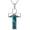 Abalone, variant on Cross Mountains Necklace 925 Sterling Silver Turquoise Lapis Lazuli Abalone Moonstone Gravel Sunset Nature Jewelry Faith Christian Gift for Men Women
