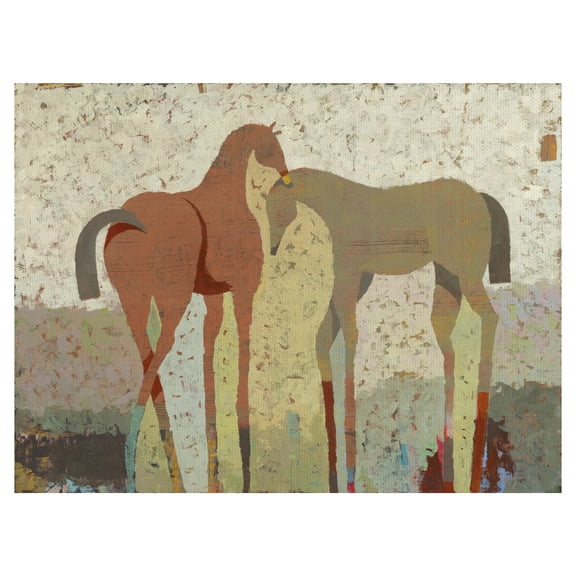 Masterpiece Art Gallery Gentle Whispers Horses By Ciela Bloom Canvas Art Print 30" x 40"