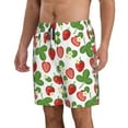 thumbnail image 2 of Pofeuu Strawberry Prin Men's Swim Trunks Quick Dry Bathing Suit Swimming Board Shorts Mesh Lining Beach Swimwear-Large, 2 of 6