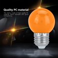thumbnail image 3 of 3W E27 Round Shaped LED Light Bulb Home Bar Party Festival Decorative Lamp Lighting (Orange), 3 of 8