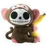 Munky Monkey Furry Bones Plush Stuffed Animal Doll, Large