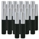 thumbnail image 1 of Venta Delineador de Ojos Sencillo EyeLiner 20 pzas. Color: Negro con tapa Plateada Plástico AS + ABS Rellenable VentDepot MXEYE-008, 1 of 2