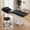 Black+Stool, variant on Advwin Electric Massage Table with Dual Motors, Height & Lumbar Adjustable Spa Bed with Remote and Foot Pedal Control, Professional Therapy Bed for Salon, Spa, Clinic Use, White