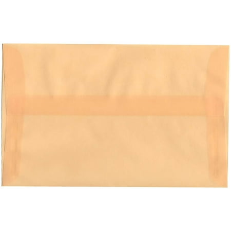 UPC: 0707152638937 | JAM Paper & Envelope A10 Translucent Envelopes  6 x 9 1/2  Spring Ochre Ivory  50/Pack