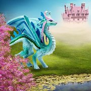 Safari Ltd. Princess Dragon Figurine - Enchanting 5.5 Model Figure - Fantasy Toy for Boys, Girls & Kids Ages 4+