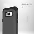 thumbnail image 6 of Phone Case for Samsung Galaxy S8 Hard Cover Shockproof Soft Silicone Bumper Hybrid Three Layer Defender Heavy Duty Protective Cell Accessories Glaxay S 8 8S Edge SM-G950U Cases Women Men Black, 6 of 13