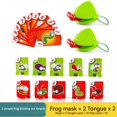 thumbnail image 1 of Blue Interactive Tabletop Game for Kids Frog Mouth Snake Lizard Card Game Family Fun 25x22cm, 1 of 6
