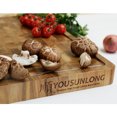 thumbnail image 6 of YOUSUNLONG Sustainable Teakwood Cutting Board with Handles, Reversible, Grooves, 20 x 16 x 1.5 Inches, 6 of 9