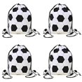 thumbnail image 1 of WUSUOWEI 4PCS Drawstring Backpack,Soccer Theme Backpack,15×13Inch,Bag Sport Gym Sackpack,Soccer Pattern Backpacks,Soccer Gift Bags,Drawstring Party Bags for Sports Storage Party Decorations, 1 of 9