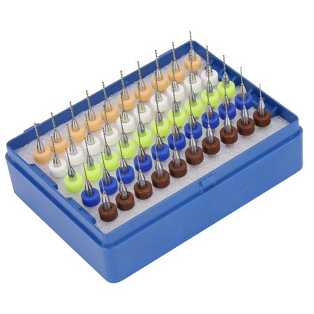 

Mgaxyff 50pcs 0.5-0.9mm Carbide Micro Drill Bits For Print Circuit Board Carving