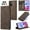 Coffee, variant on ETFAST Leather Wallet With Card Holder Zipper Phone Case For OPPO A36 4G High Quality Leather Phone Case