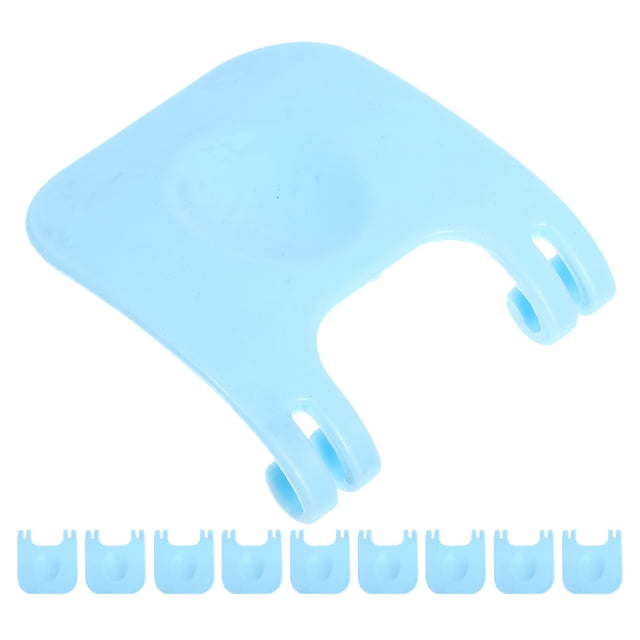 BESTYASH 10Ud Clips Para Jaula Sky Blue Con Agarre Mejorado Para Accesorios De Pequeños