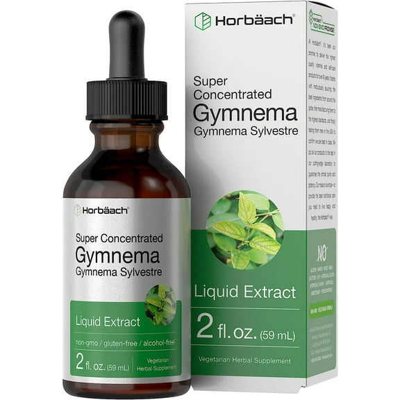 Gymnema Sylvestre Liquid Extract | 2 fl oz for Men and Women | by Horbaach