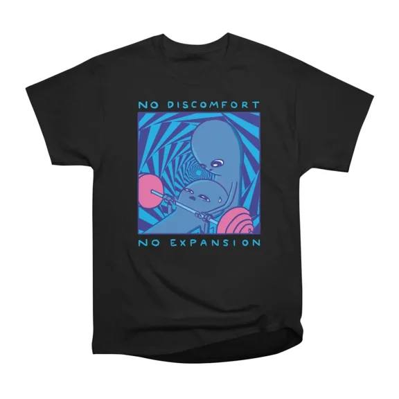 STRANGE PLANET NO DISCOMFORT NO EXPANSION STRANGE TIMES EDITION T-Shirt Tee Gift For Him M