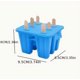thumbnail image 1 of Moldes reutilizables for paletas heladas, máquina for hacer paletas heladas de fácil liberación (paquete de 1 unidad o 2, verde y azul), 1 of 5
