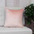 thumbnail image 5 of Nassau Collection Solid Square Cotton Throw Pillow - 22" - Pink, 5 of 5