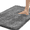 Dark Grey 1, variant on GalaGab Bathroom Floor Mat with Thick Chenille Anti Slip Pad, Quick Drying, Machine Washable, Suitable for Cats, Dogs and Pets, Suitable for Various Scenarios, 20"×20" U-shaped ,Dark Grey