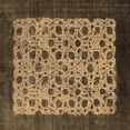 thumbnail image 1 of Ahgly Company Indoor Square Oriental Brown Industrial Area Rugs, 6' Square, 1 of 4