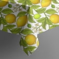 thumbnail image 5 of Yellow Lemon Fruit Slices Square Tablecloth,Waterproof Square Table Cover,Wipeable Spillproof Washable Table Cover for Home Kitchen Party Decor 52"x52"(132x132cm), 5 of 6