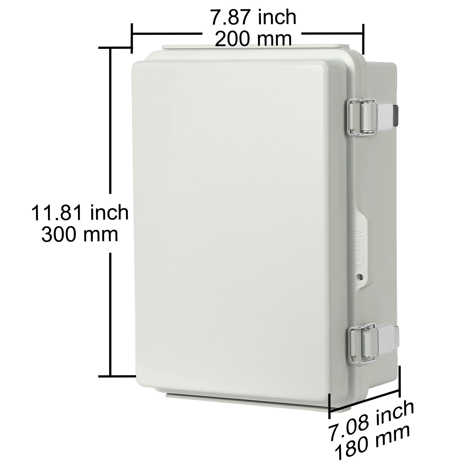 KFFKFF 11.81x7.87x7.08 in Outdoor Junction Box ABS Plastic Electrical Fence