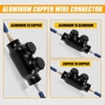 thumbnail image 2 of Conector de Empalme de Conector de Cable Aislado, Conectores de Cable de Aluminio A Cobre, Calibre 2-14, 2 of 5