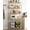 Gold, variant on 5 Tier Shelf Organizer, Heavy Duty Garage Shelving Unit with Leveling Feet, Stable Metal Shelves Organizer for Pantry, Kitchen and Closet, 33.0" W x 12.6" D x 72.0" H, Black