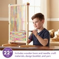 thumbnail image 3 of Melissa & Doug Wooden Multi-Craft Weaving Loom: Extra-Large Frame (22.75 x 16.5 inches), 3 of 10