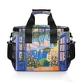 thumbnail image 7 of FORMRS Insulated Cooler Bag 24 Cans Capacity Soft Leakproof Lunch Box with Side Pockets, Blue Window, 7 of 7